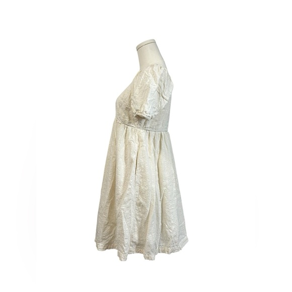 Hatch Maternity Lola Babydoll Ivory Mini Dress Baby Shower Party Boho Size S (1) - Picture 7 of 13